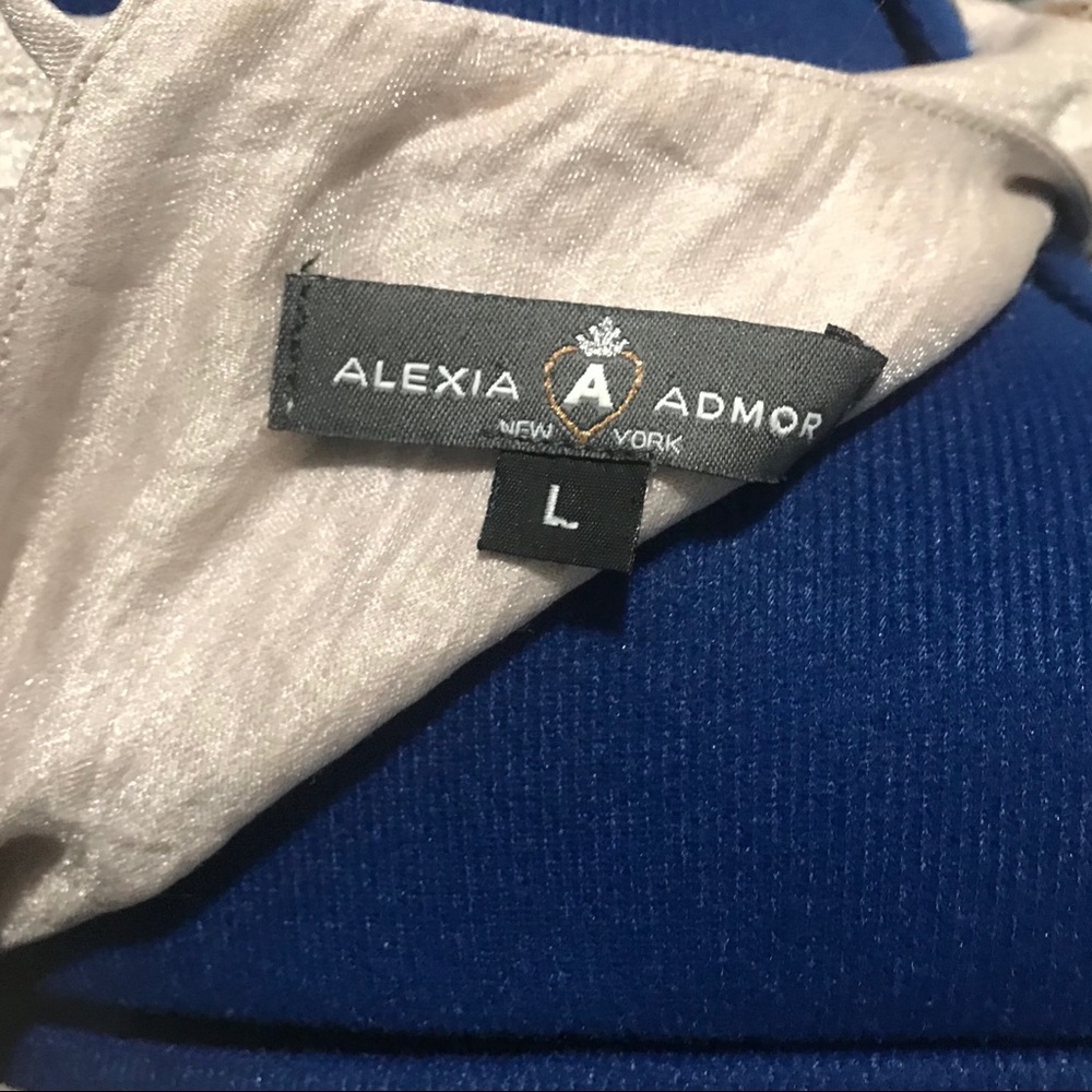ALEXIA ADMOR NEW YORK JEWELED NECK DRESS SIZE L - Picture 6 of 7